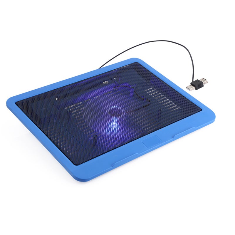 Laptop Cooler Pad 130mm Big Fan - Quiet Ergonomic Stand with USB Hub for Notebook Laptop - Image 1