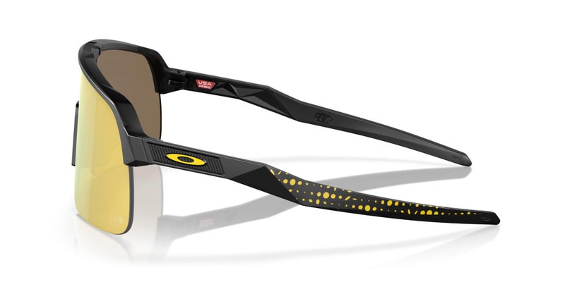 Oakley Men's OO9463 Sutro Lite Rectangular Sunglasses, Matte Black Ink/Prizm 24K, 39 mm - Image 3