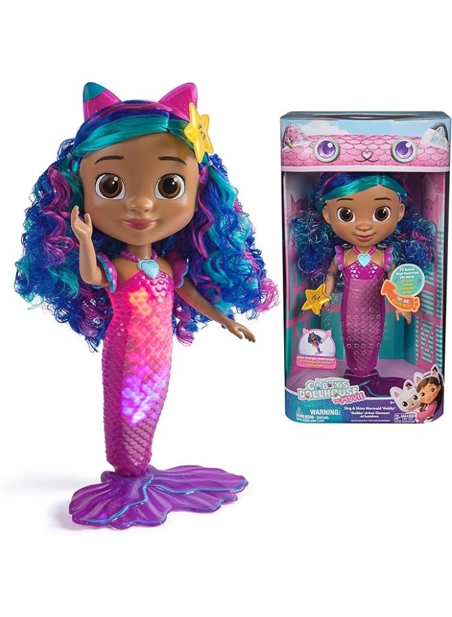Gabby's Dollhouse Gabby's Doll House Movie Feature Mermaid Doll With Sounds 6074338 - Image 1