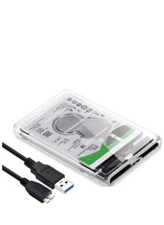 Generic 2.5 inch External Hard Drive Enclosure, Tool-Free USB 3.0 to SATA SSD HDD Enclosure for 7mm and 9.5mm, Laptop Computer Hard Drive Case Support UASP and Trim  - Image 1