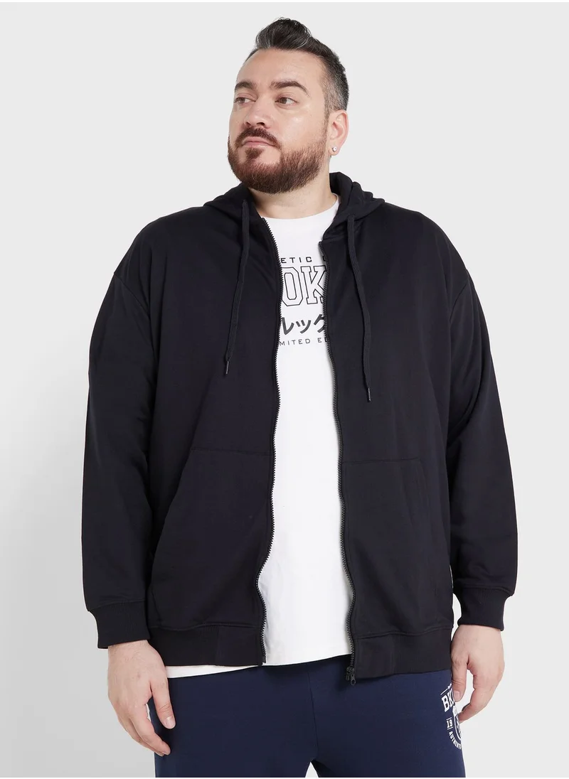 سفنتي فايف Plus Size Graphic Hoodie
