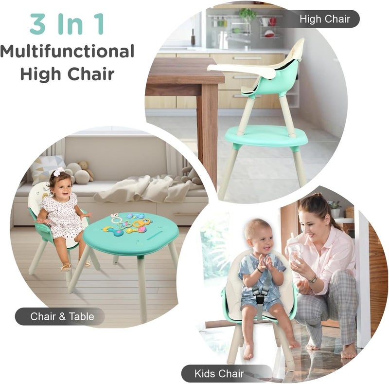 R for Rabbit Cherry Berry Tusky 3-in-1 Convertible High Chair for Kids - Image 2