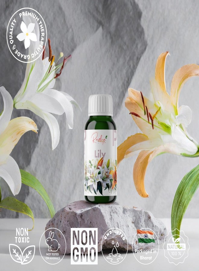 Radha Organic Lily Essential Oil - 100% Pure & Natural Therapeutic Grade - Aromatherapy Lily of valley Oil for Diffuser, Yoga - Lily Oil for Skin, Aromatherapy, Bath Bombs, Soaps & Candles - 10 ml - Image 4