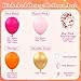 Leraqertra Pink and Orange Balloon Arch Kit with Hot Pastel Pink Orange Metallic Gold Confetti Balloons for Wedding Baby Shower Birthday Party Decorations - Image 4