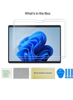 Procases 2 Pack Microsoft Surface Pro 8 Surface Pro X 13 inch Screen Protector Ultra Thin Tempered Glass Screen Film Guard  - Image 4