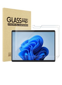 Procases 2 Pack Microsoft Surface Pro 8 Surface Pro X 13 inch Screen Protector Ultra Thin Tempered Glass Screen Film Guard  - Image 1