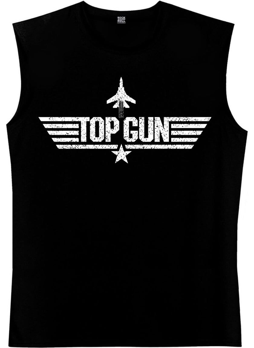 Top Gun Black Cut Sleeve / Sleeveless Men's T-Shirt - pzsku/Z82EA36F13D1EE267B8F4Z/45/_/1739291095/58fc1a1d-a04e-49d8-99df-452f57f22c72