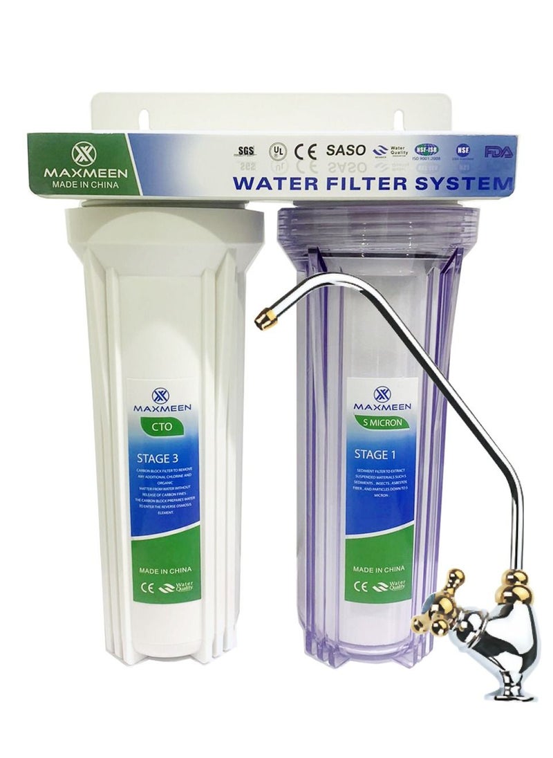 Housing Filter under sink with faucet Gold 2x10" - pzsku/Z82EA49D6D520DEEDC297Z/45/_/1676804569/614ccb61-3e15-490c-908f-7cb6866e35ff