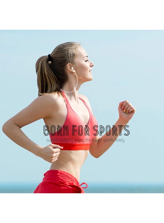 Super strong magnetic AirPods Pro anti-loss lanyard, sports lanyard, compatible with AirPods 4th generation, 3rd generation Pro 3 2 1 (white + pink + black) - Image 5