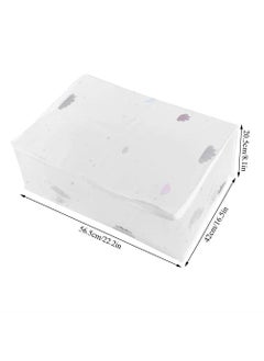 Vrozty Vrozty UnderBed Quilt Clothes Storage Bag with Peva Material Blanket Storage Bag  - Image 4