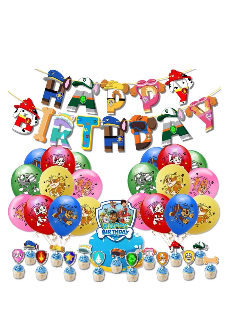 Complete Birthday Theme Party Set for Kids – Perfect for Girls & Boys – All-in-One Decoration Kit with Balloons, Banner, Tableware & More – Ideal for 1st to 10th Birthday Celebrations - Image 1
