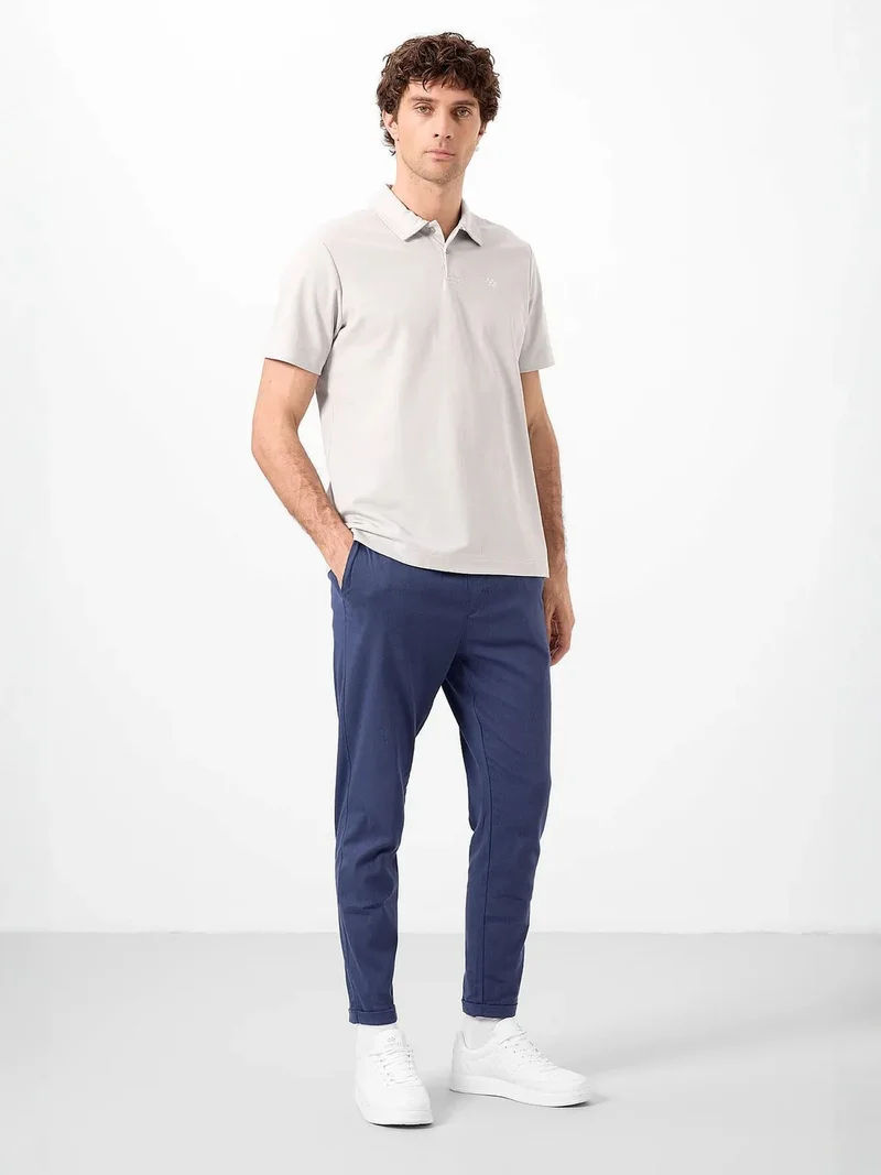 تومي لايف TOMMY Men's Cotton Elastane Polo T-Shirt