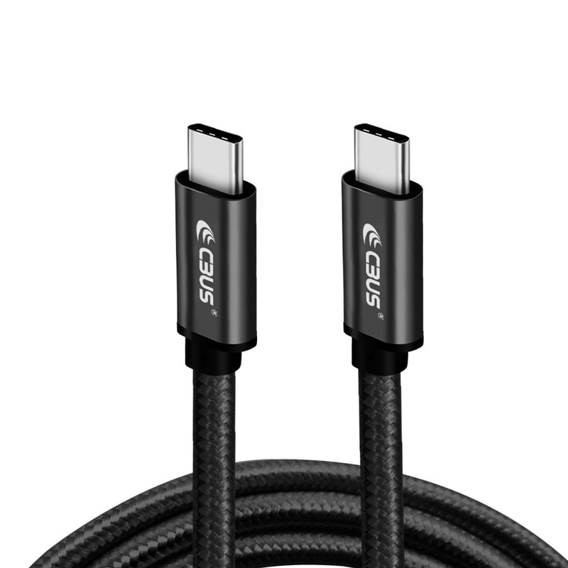 CBUS 10ft USB C to C Fast Charging Cable Heavy-Duty Braided Cord Compatible with iPhone 17/16/15/Pro/Max/Plus, iPad Pro/Air, Galaxy S26/S25/S24/Plus/Ultra/FE, Google Pixel, TCL Type C (Black) - Image 3