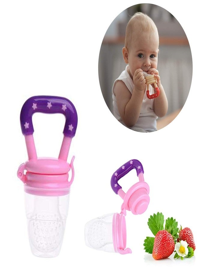 MALAN BPA Free Veggie Feed Theether for Baby, Silicone Food/Fruit Nibble, Soft Pacifier/Feeder for Baby (9+ Months Babies)- Multicolour (Pack of 1) - Image 2