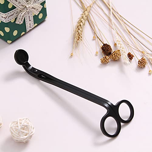 LDAOS Candle Wick Trimmer, Candle Wick Cutter, Wick Shear, Wick Cutter Scissor (Matte Black) - Image 2