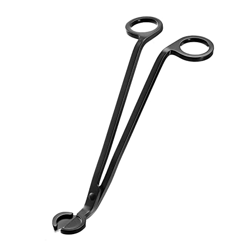 LDAOS Candle Wick Trimmer, Candle Wick Cutter, Wick Shear, Wick Cutter Scissor (Matte Black) - Image 1
