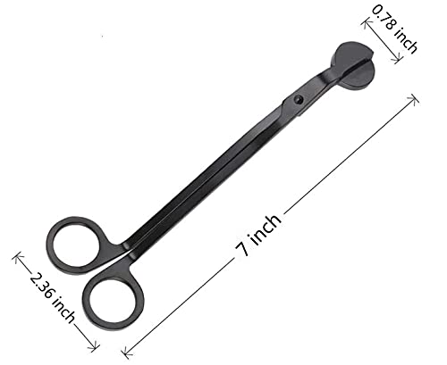 LDAOS Candle Wick Trimmer, Candle Wick Cutter, Wick Shear, Wick Cutter Scissor (Matte Black) - Image 5