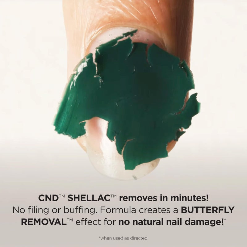 CND Shellac Gel Nail Polish, Long-lasting Nail Paint Color with Curve-hugging Brush, 155 Tutti frutti, 0.25 fl oz - Image 5