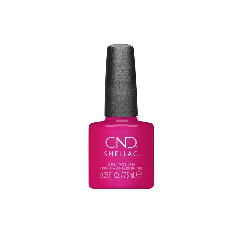 CND Shellac Gel Nail Polish, Long-lasting Nail Paint Color with Curve-hugging Brush, 155 Tutti frutti, 0.25 fl oz - Image 1