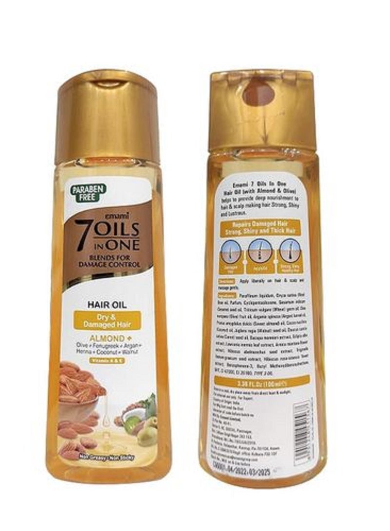 إمامي امامي زيت للشعر السبع زيوت باللوز 200 ملى - Image 2