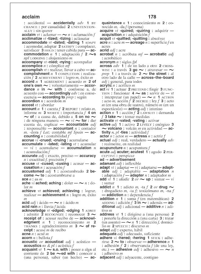 Webster's Spanish-English Dictionary for Students,