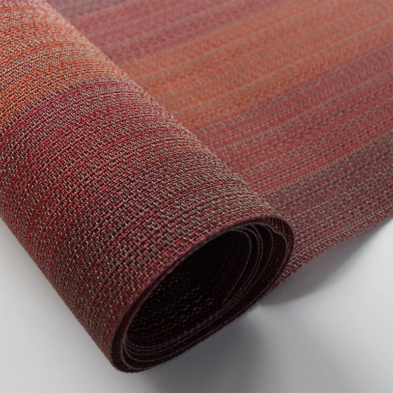 PIGCHCY 72 inches Table Runner Table Centerpiece  Heat Resistant Vinyl Woven Washable Table Mats Sets (Scarlet Red) - Image 2