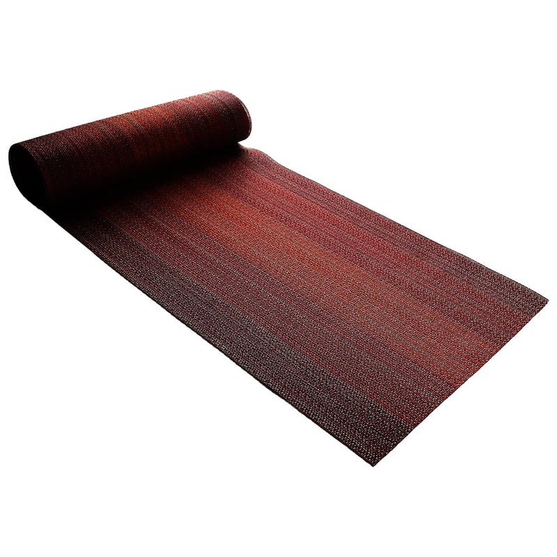 PIGCHCY 72 inches Table Runner Table Centerpiece  Heat Resistant Vinyl Woven Washable Table Mats Sets (Scarlet Red) - Image 1
