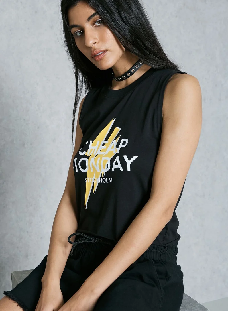 Cheap Monday Logo Tank Top