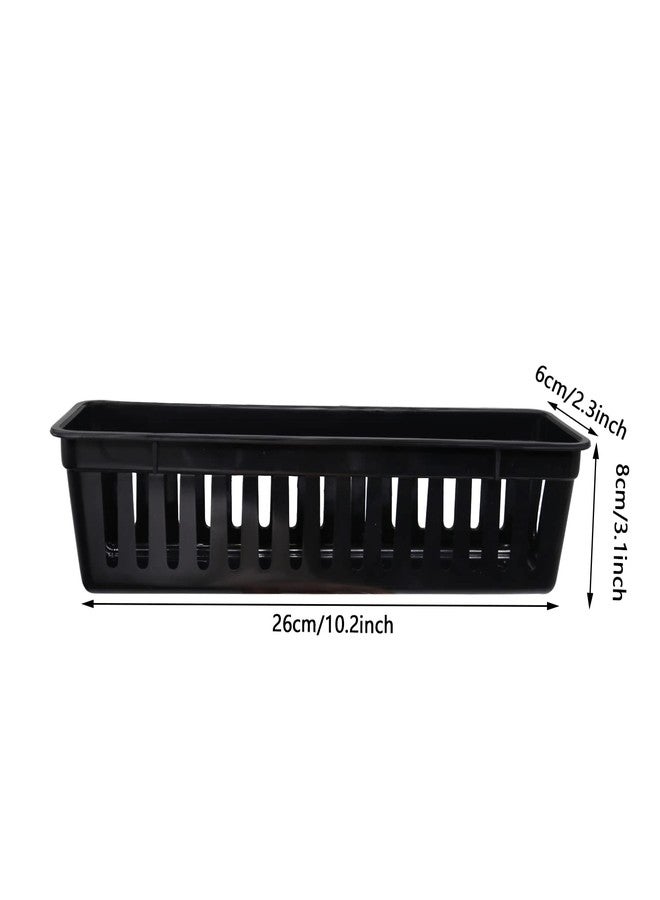 SCWBOEII 24 Pcs Classroom Storage Baskets Bins Baskets, Plastic Pencil or Rubber Organizer Basket Halloween Trays for Home School Classroom Office - Image 2