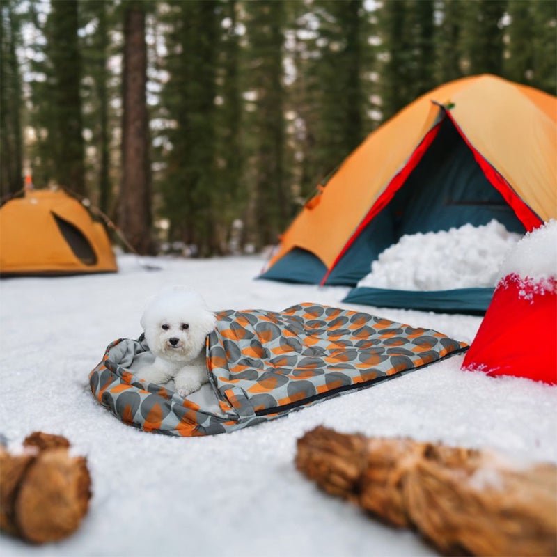 Outdoor Pet Dog Sleeping Bag Adjustable Temperature Heating Dog Bed Camping Pet Warm Sleeping Bag - Image 4