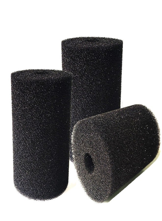 Qzbhct 3 Pack Foam Filter Sponges for Canister Filters for Aquaclear 70/110 Filters X-Large Overflow Filter Box Intake Round Pre-Filter 5.91" x 4.13" - Image 1