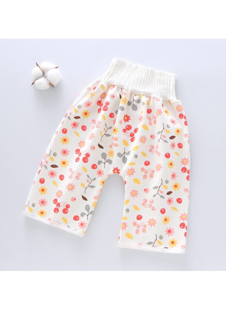 سروال بيبي من القطن 1 قطعة حفاضات تحتية مقاومة للماء لتدريب الحمام - Image 1