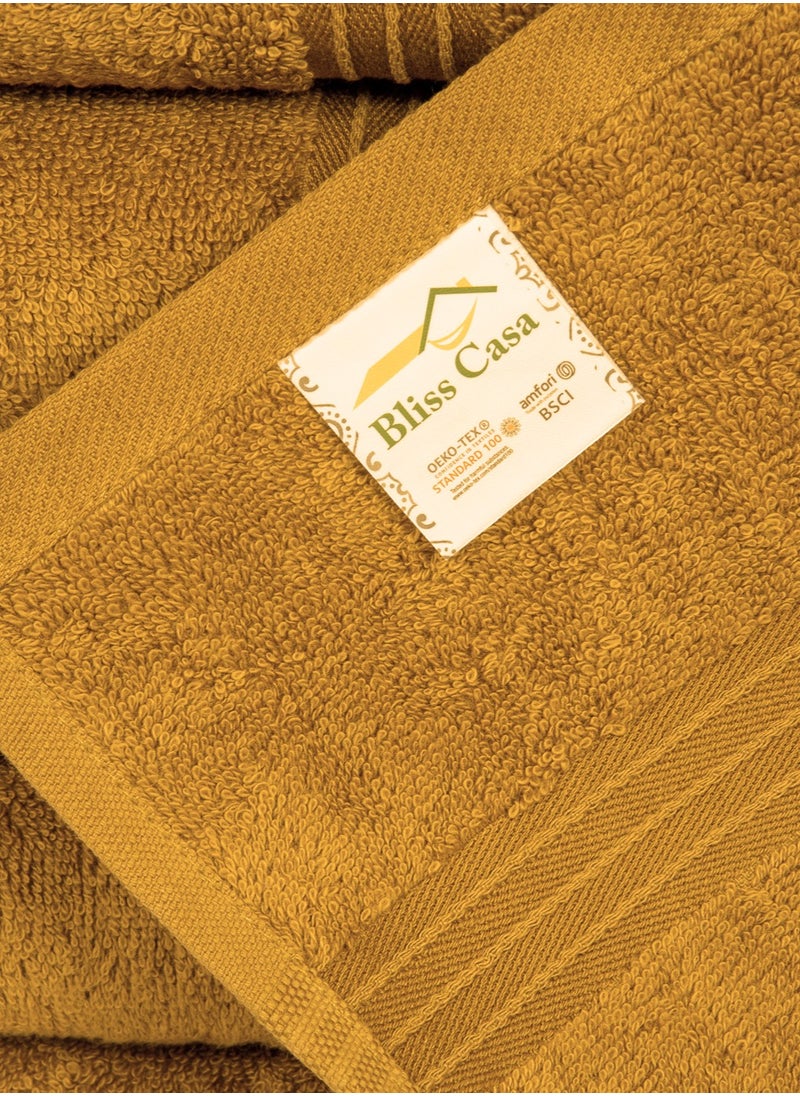 Bliss Casa Bliss Casa - Large Hand Towels (6 Pack, 50 x 100 cm) - 100% Combed Cotton - Premium Quality, Ultra Soft and Highly Absorbent, Hotel & Spa Quality Hand Towels  - Image 3