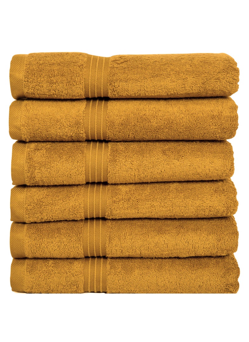 Bliss Casa Bliss Casa - Large Hand Towels (6 Pack, 50 x 100 cm) - 100% Combed Cotton - Premium Quality, Ultra Soft and Highly Absorbent, Hotel & Spa Quality Hand Towels  - Image 2