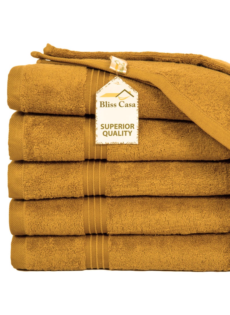 Bliss Casa Bliss Casa - Large Hand Towels (6 Pack, 50 x 100 cm) - 100% Combed Cotton - Premium Quality, Ultra Soft and Highly Absorbent, Hotel & Spa Quality Hand Towels  - Image 4