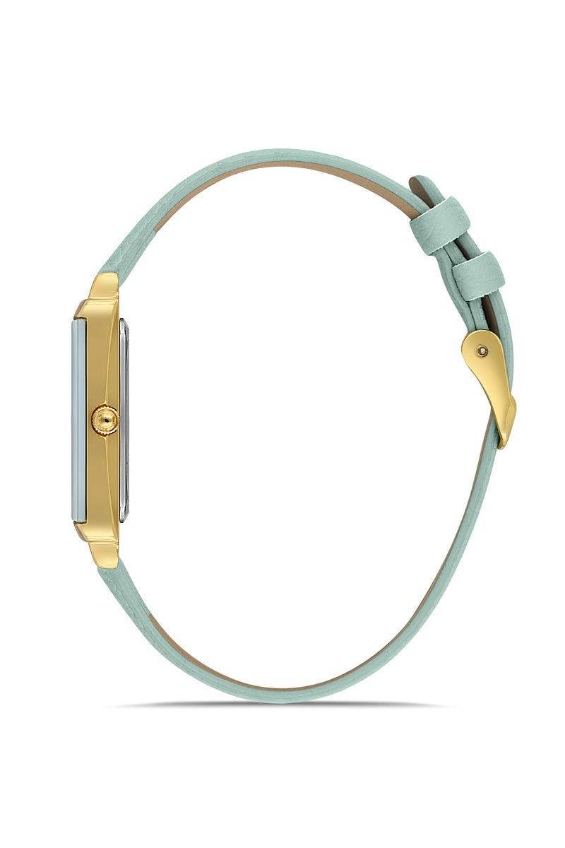 OMAX ساعة معصم نسائية | تناظرية | حزام جلد | تصميم أنيق - Image 2