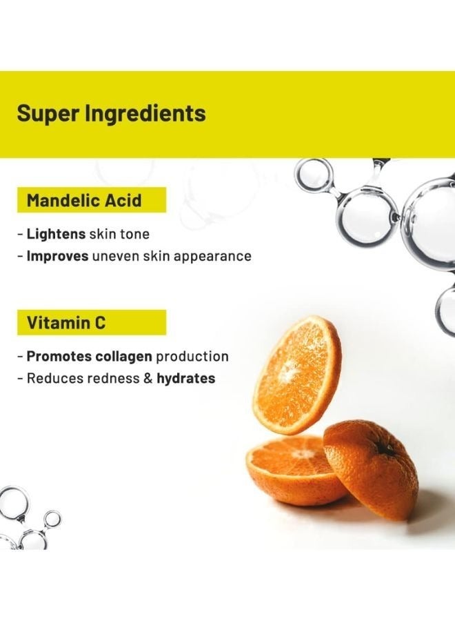 Chemist at Play Brightening Roll On For Neck, Knee & Elbow 40ml | With 6% Vitamin C+ Hyaluronic Acid, AHAs, Niacinamide, & Ceramides | Helps Reduction in Pigmentation & Hydrates Dry Skin - Image 4