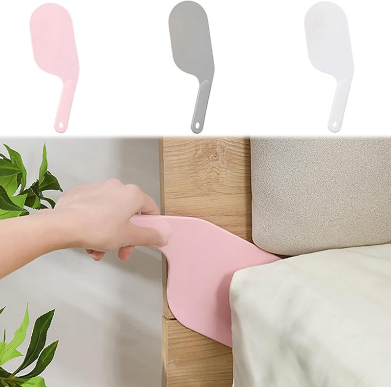 Bedsheet Setter Tool, PVC Bedsheet Tucker Convenient & Practical Bed Linen Finishing Tool, (Multicolour - Pack of 2)  - Image 1