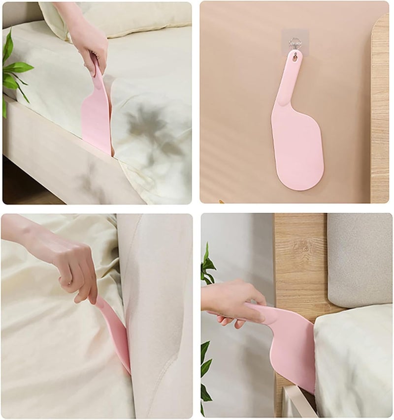 Bedsheet Setter Tool, PVC Bedsheet Tucker Convenient & Practical Bed Linen Finishing Tool, (Multicolour - Pack of 2)  - Image 3