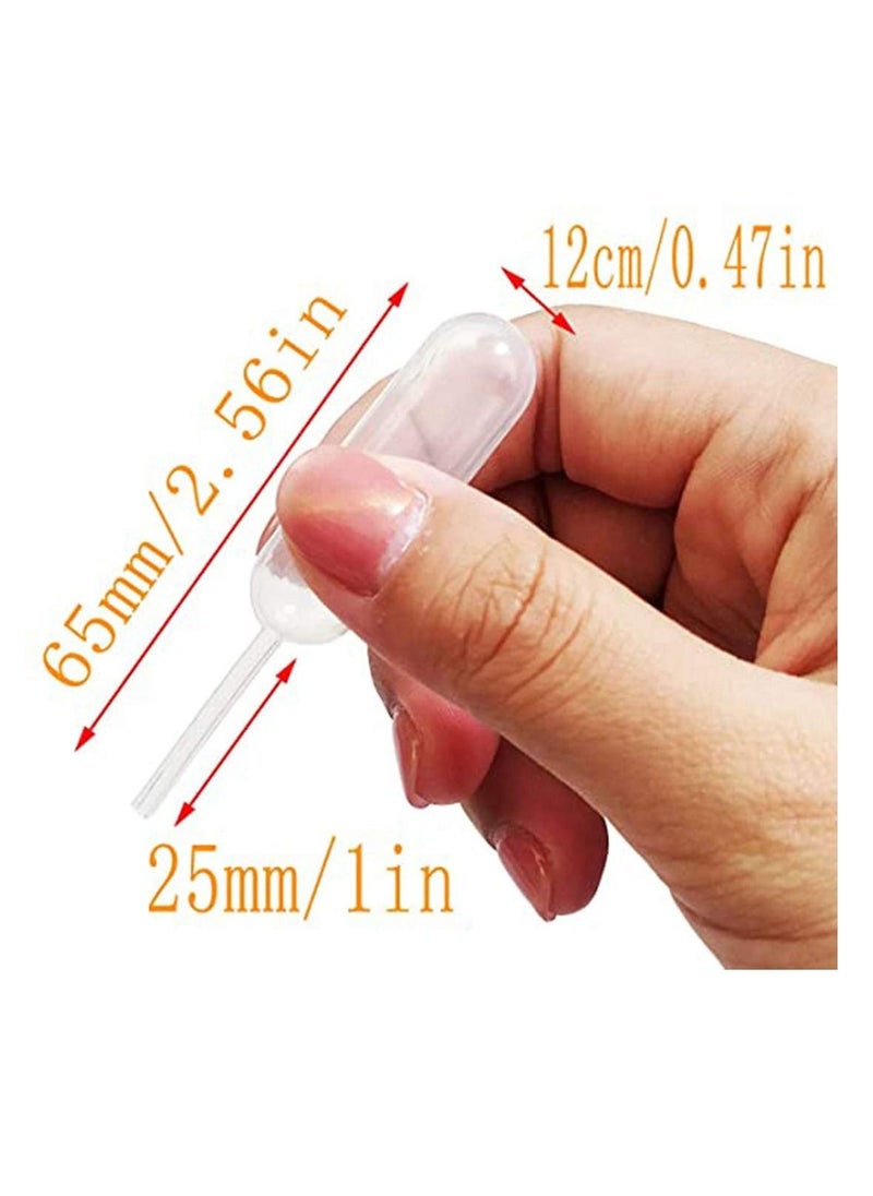 Excefore Cupcakes Pipettes,100 Pcs 4ml Clear Plastic Transfer Liquid Dropper Pipettes, Suitable for Chocolate or Strawberries Cupcakes, Ice Cream, Mini Cakes, Waffles, Kitchen Supplies  - Image 3