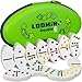 Queensell Dominoes Set for Kids and Adults New Generation of Dominoes Game Family Board Game for Kids and Adults Loomino - Image 2
