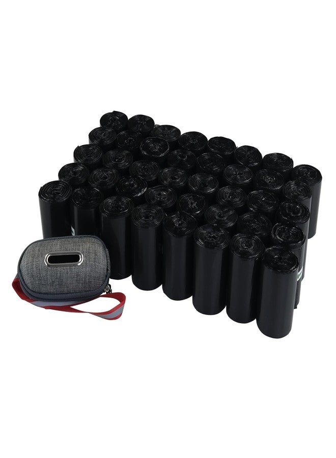 Ramddy 1400 Counts Dog Waste Bags with Dispenser, Dog Poop Bags 40 Rolls, Black - Image 1