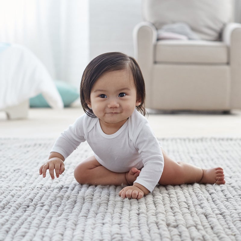 Gerber Unisex Baby Multi-Pack Long-Sleeve Onesies Bodysuit Mitten Cuff Sizes 6-Pack Mitten Cuff 0-3 Months - Image 2