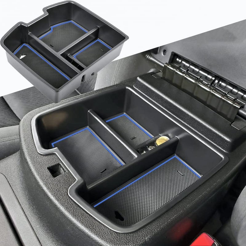 TACORBO Center Console Organizer Tray for 200714 GMC Sierra 2500 3500 Accessories Yukon XL Silverado 2500 3500 Suburban 1500 Tahoe 0713 GMC Sierra 1500 Chevy Silverado Suburban 2500 Avalanche Blue