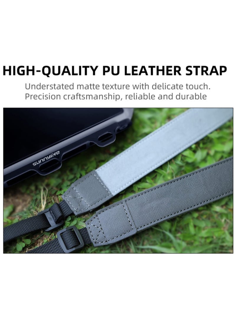 For Mini 3 PRO Lanyard Neck Strap PU Leather Hanging Rope with CNC Aluminum Buckle for DJI RC Remote Control Drone Accessories Durable Multi Purpose Switchable Storage  - Image 5