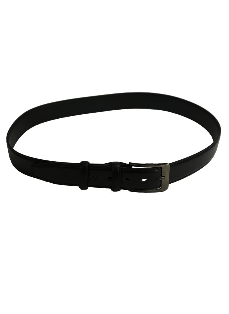Generic - Casual Every Day Belt for Jeans, Leather Formal Wear Belt for Men, Leather Slide Belt for Special Occasion and Events - Black - Image 1