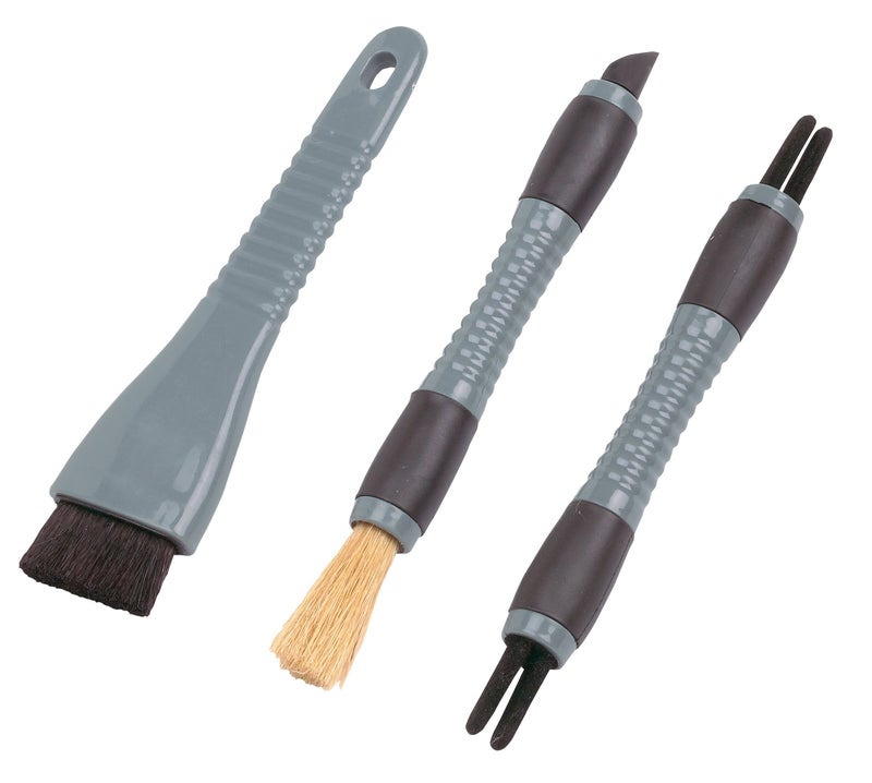 Carrand 93019 Vent, Dash, and Crevice Detail Brush Set , Gray - Image 3