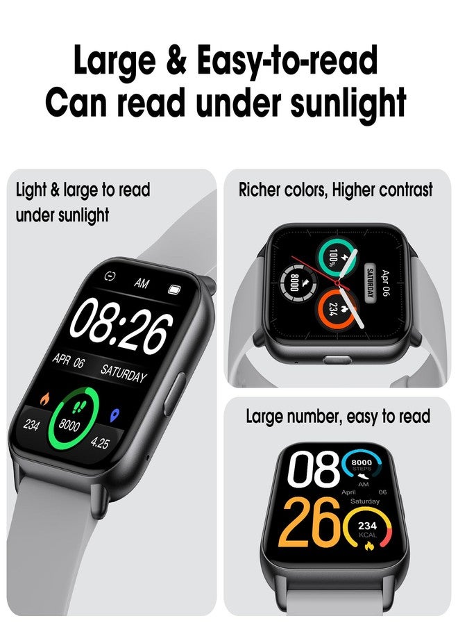 Pautios Pedometer Watch Senior Friendly No App/Phone Required, Waterproof Fitness Tracker Watch with Step Counter Calories/Sleep Tracker for Walking Running for Men Women - Image 4