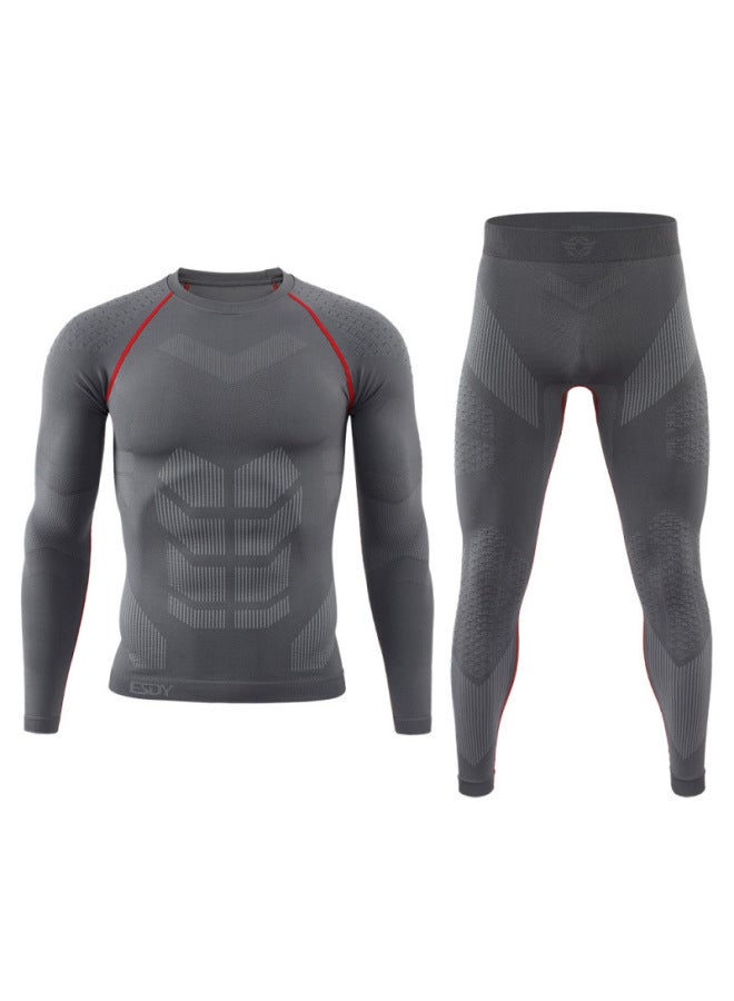 New No. 4 Tactical Fitness Running Thermal Underwear Set, Tight-fitting, Sweat-wicking Outdoor Sports Underwear