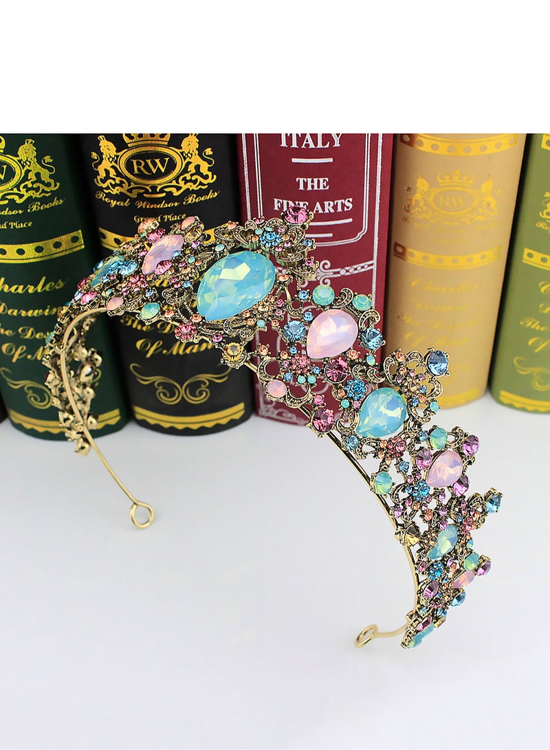 MissTiara تيجان الأميرة الأنيقة بلون كريستالي عتيق - Image 5